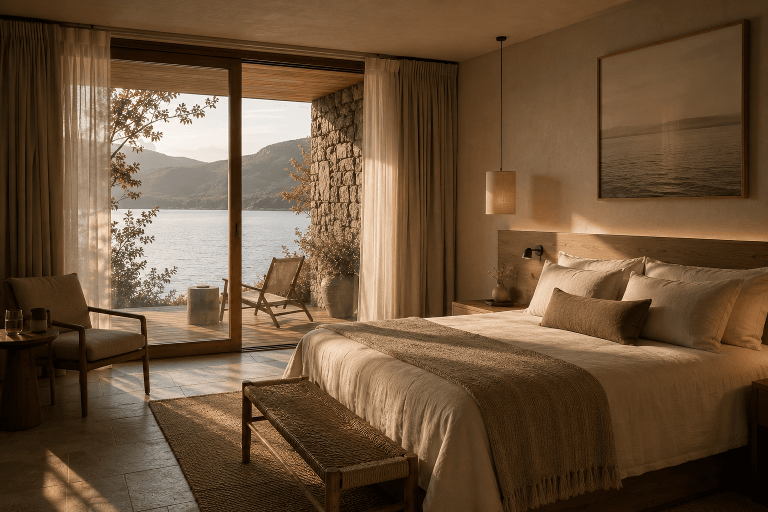 Habitación de Casa Laguna
